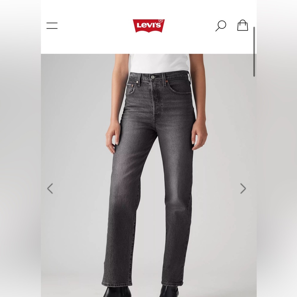 LEVI’S Ribcage Straight Ankle Jean - Picture 3 of 6